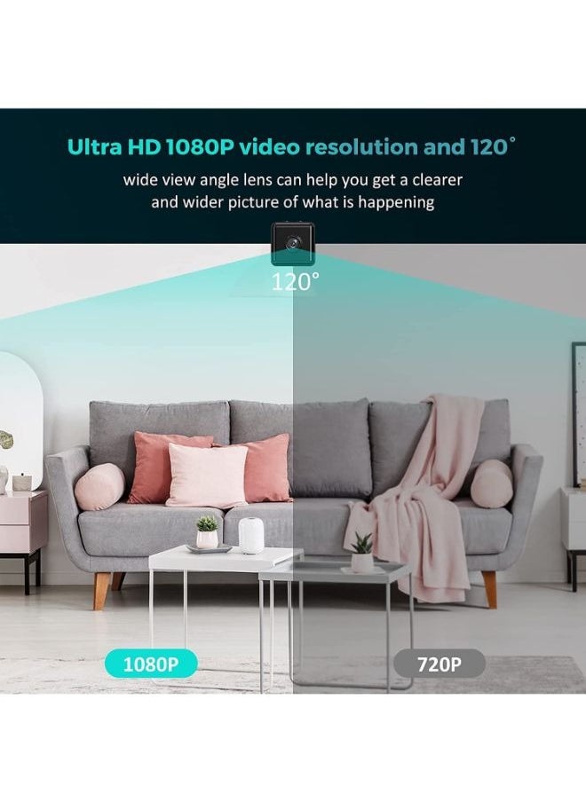 Generic - Hidden Camera Mini Camera - Video Wireless Cameras- Professional APP WiFi Nanny Camera Users - 1080P HD Cameras - HD Video - Image 1