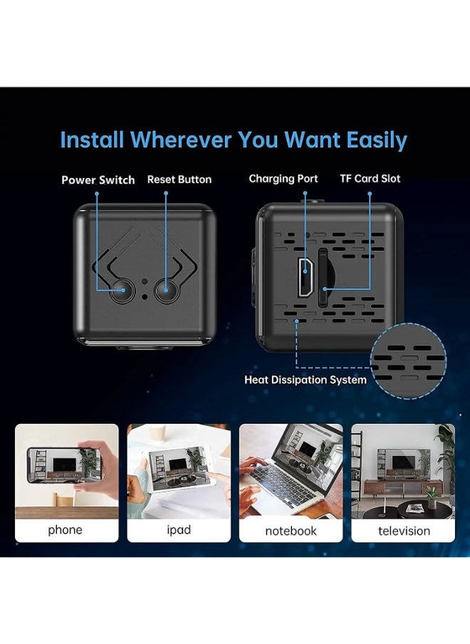 Generic - Hidden Camera Mini Camera - Video Wireless Cameras- Professional APP WiFi Nanny Camera Users - 1080P HD Cameras - HD Video - Image 1
