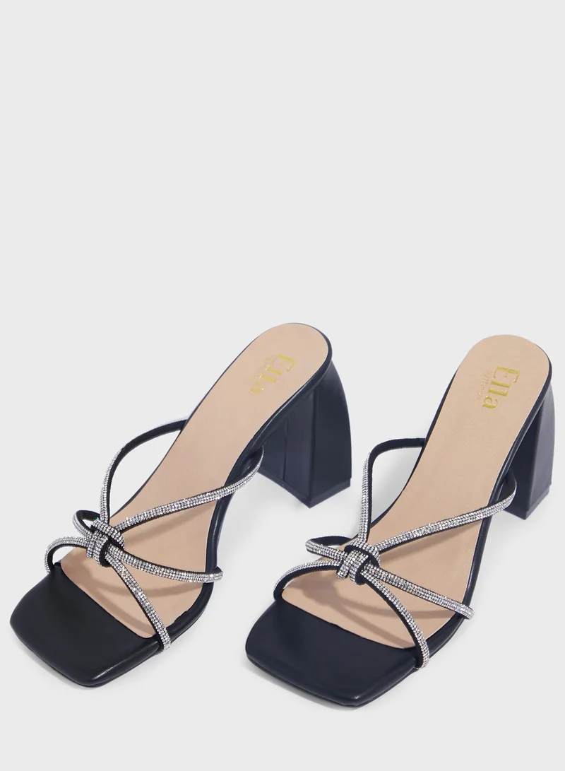 ايلا ليمتد اديشن Diamante Front Strap Mule