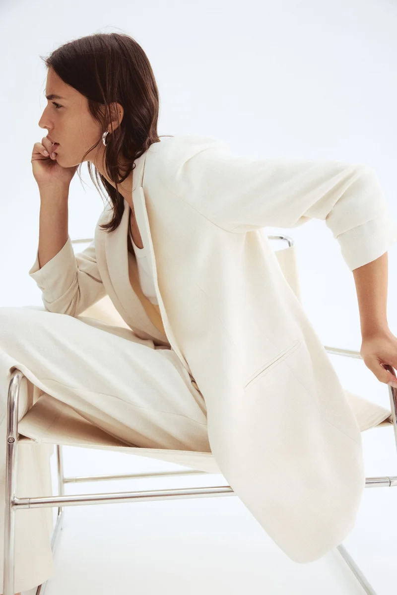 اتش اند ام بليزر بأكمام مجمعة