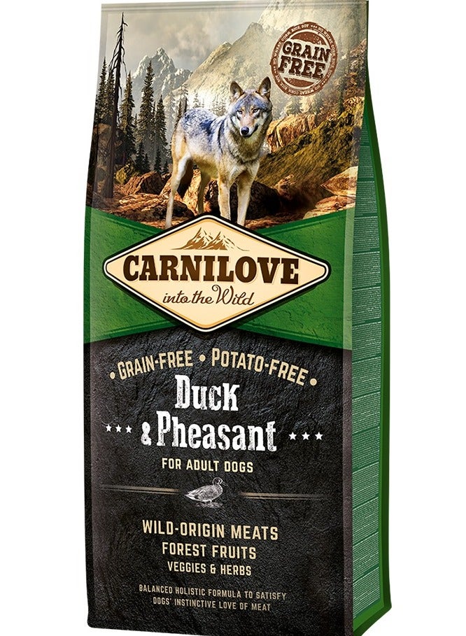 CARNILOVE Duck & Pheasant for Adult Dogs 12kg