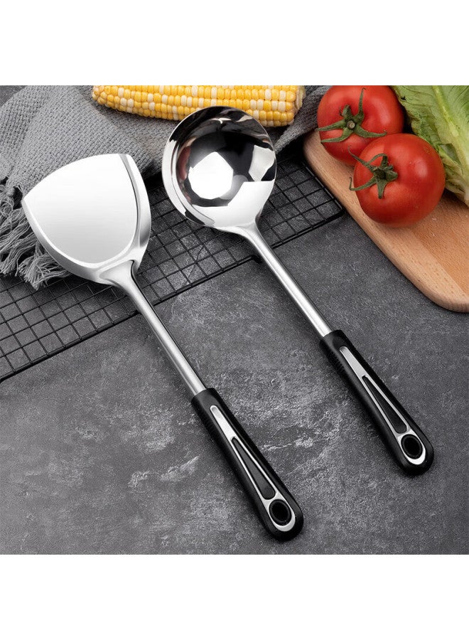 MAX COOK Maxcook Stainless Steel Large Soup Ladle, Thickened, Moon Star Series Myx-02  - Image 5