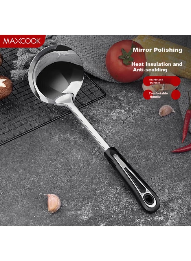 MAX COOK Maxcook Stainless Steel Large Soup Ladle, Thickened, Moon Star Series Myx-02  - Image 1