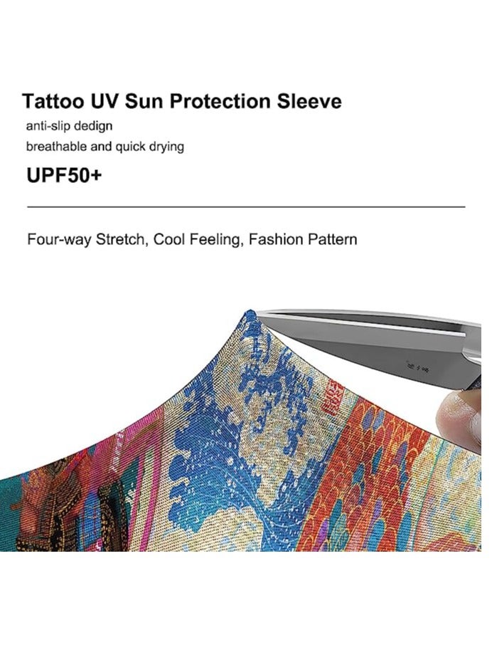 UV Protection Cooling Sleeves for Men and Women Multi-purpose Arm Cover for Gardening Cycling and Outdoor Activities 3 Sets - Image 5