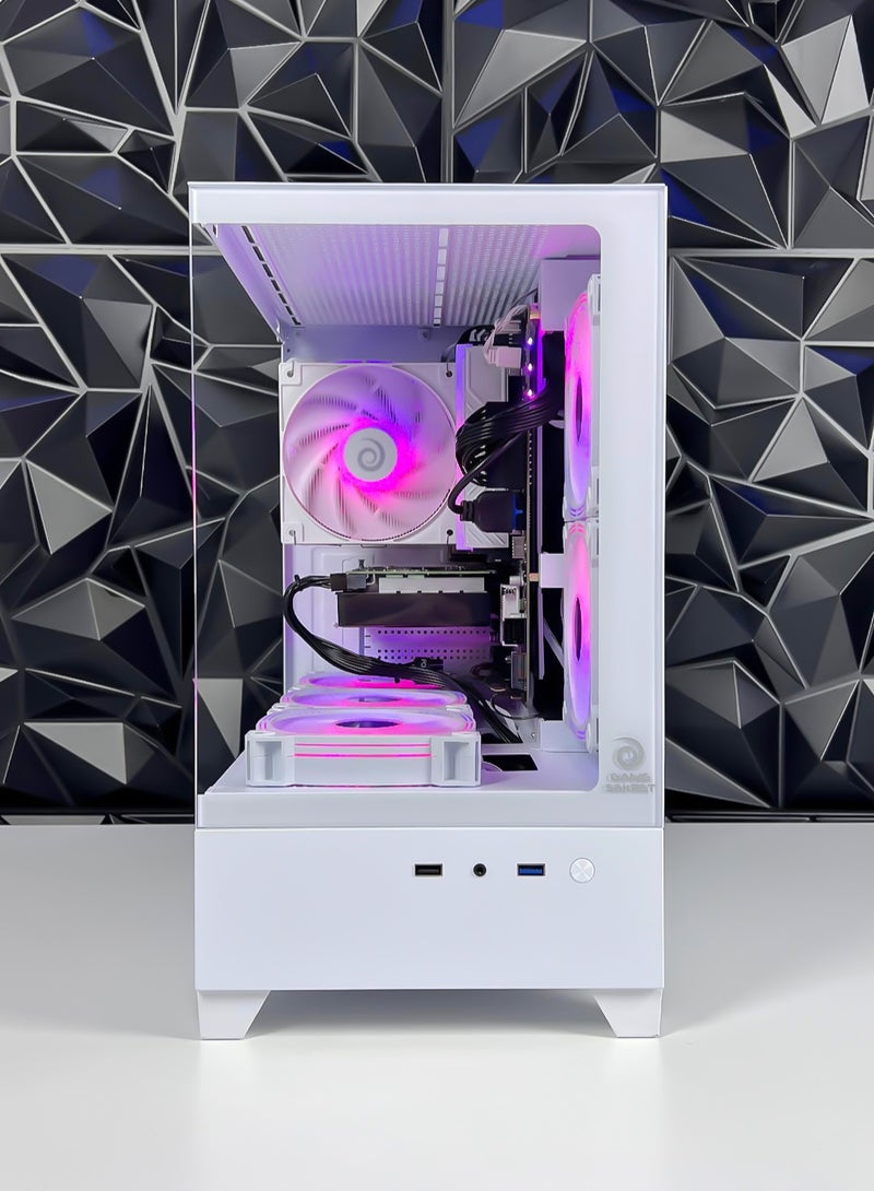 Game Sekret Nova Skye Gaming PC - Intel Core i5-12400F Processor | NVIDIA RTX 4060 8GB GPU | 16GB DDR4 RAM | 1TB M.2 NVMe SSD + 4TB HDD | ARGB Air Cooler | WiFi + Bluetooth Ready | Windows 11 Pro | Game Sekret Desktop Computer Tower (White)  - Image 3