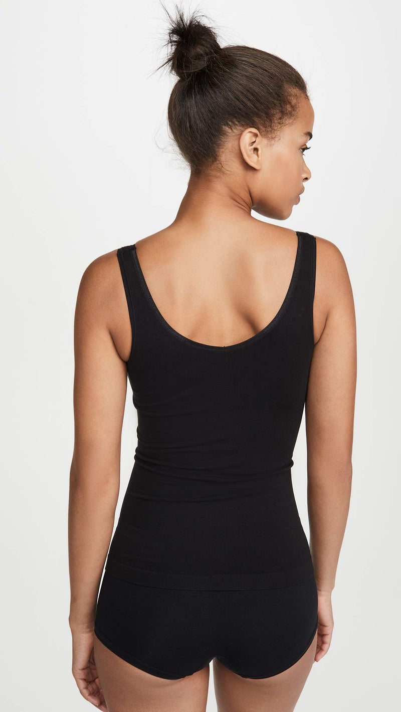 Yummie Women's Seamless Reversible Shapewear Tank Top, Black, L/XL - Image 3