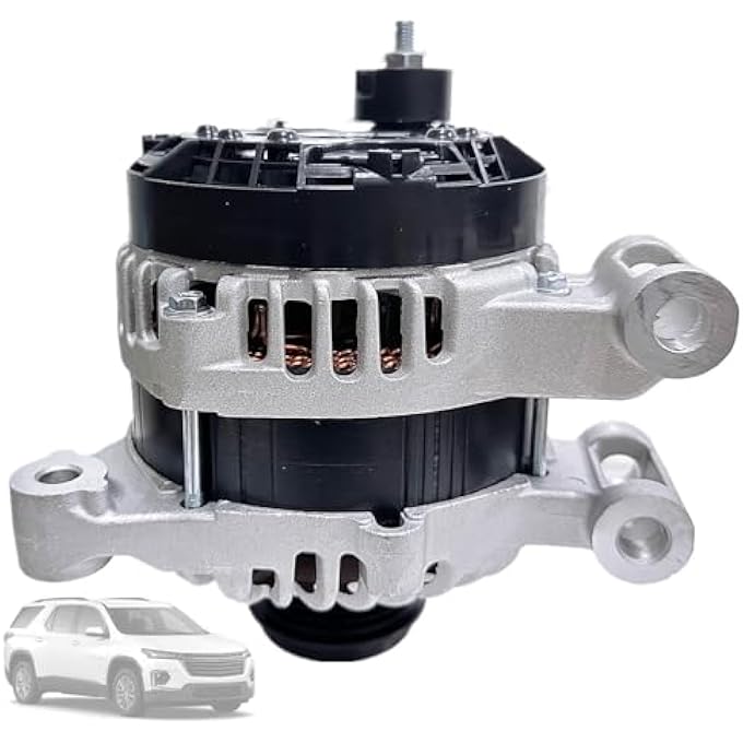 LDCRE 12V 170 Amp Alternator 13506432 Compatible with Chevrolet Traverse 2019-2022 V6 3.6L and Buick Enclave 2018-2022 V6 3.6L OEM Replacement - Image 1