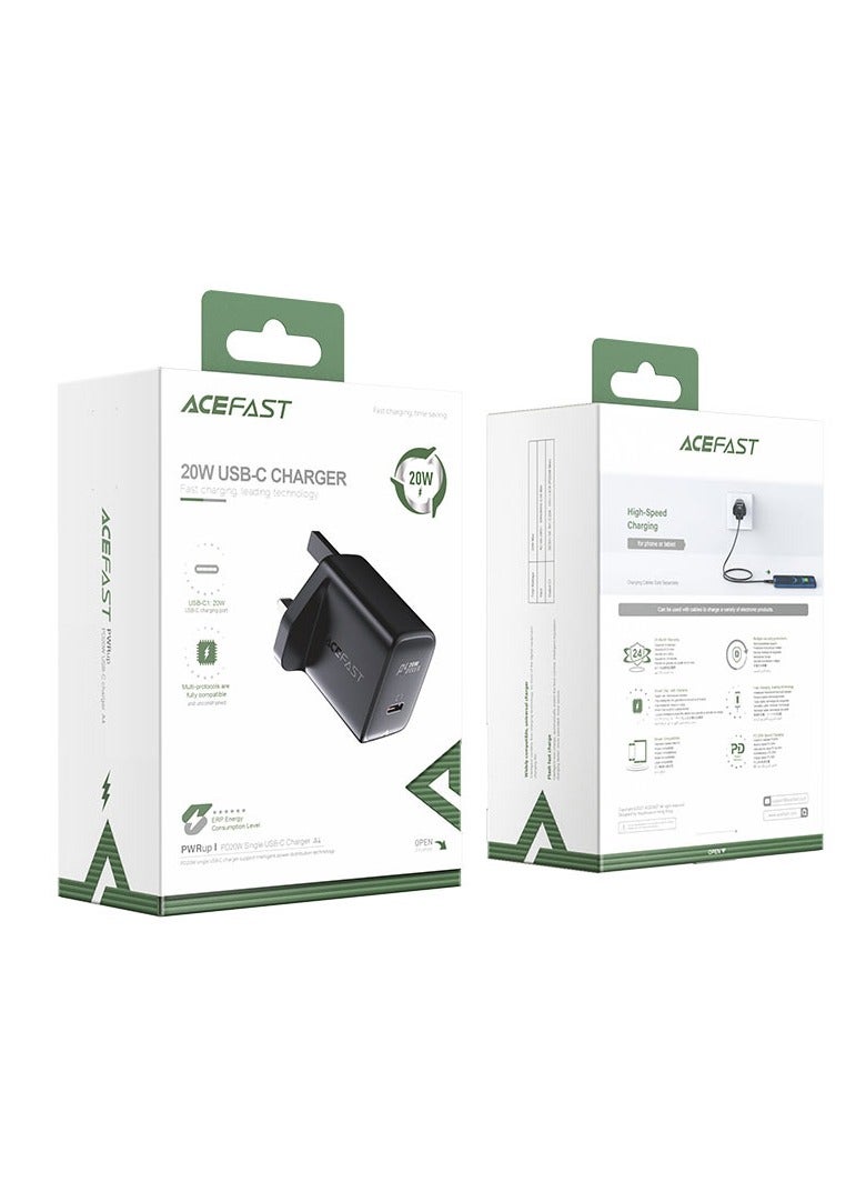 ACEFAST Fast Charge Wall Charger A4 PD3.0 20W 1xUSB-C UK - Image 2
