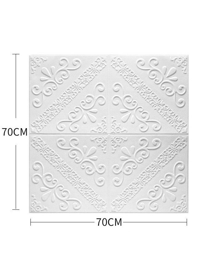 fashionhome 10-Piece Decorative 3D Brick Wall Sticker  - Image 3