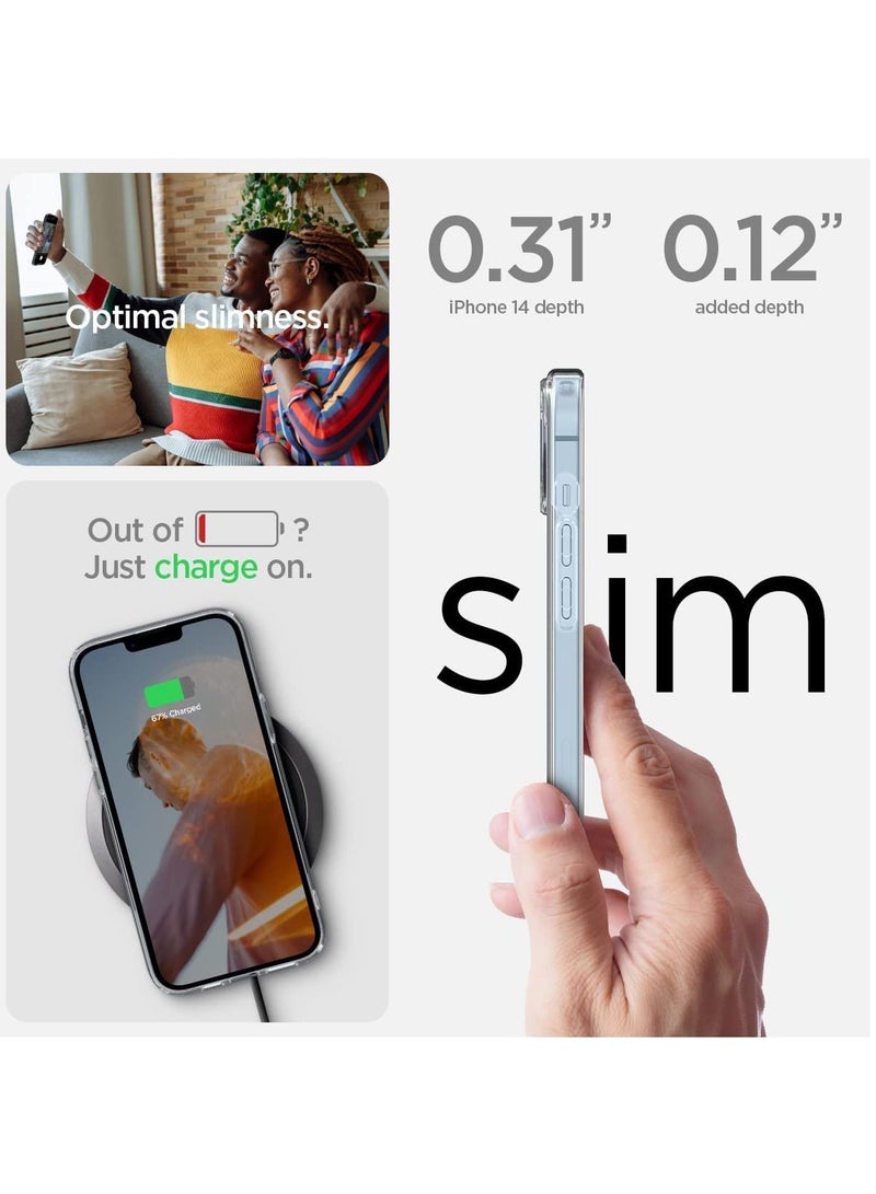 Spigen for Apple iPhone 14 Plus (2022) Ultra Case Designed - Crystal Clear - Image 3