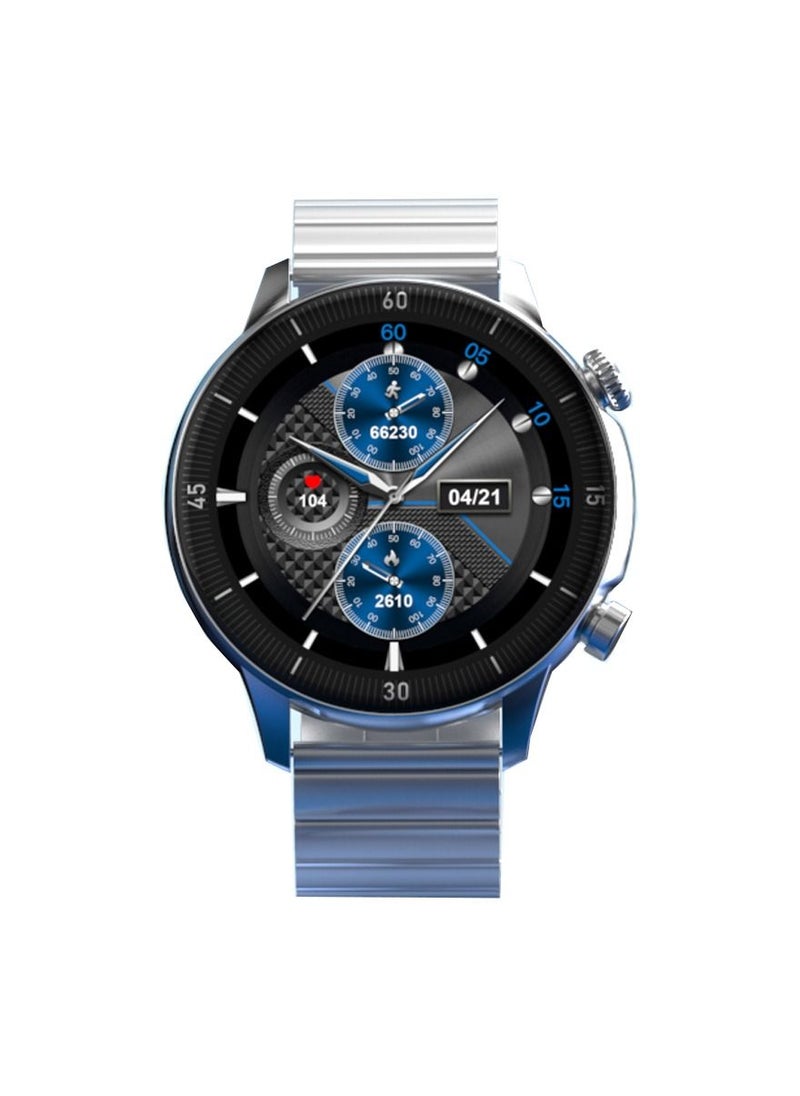 Telzeal Telzeal T1 1.5 Inch AMOLED Display Smart Watch With IP67 Waterproof and 4 Pair Strap (Silver)  - Image 4