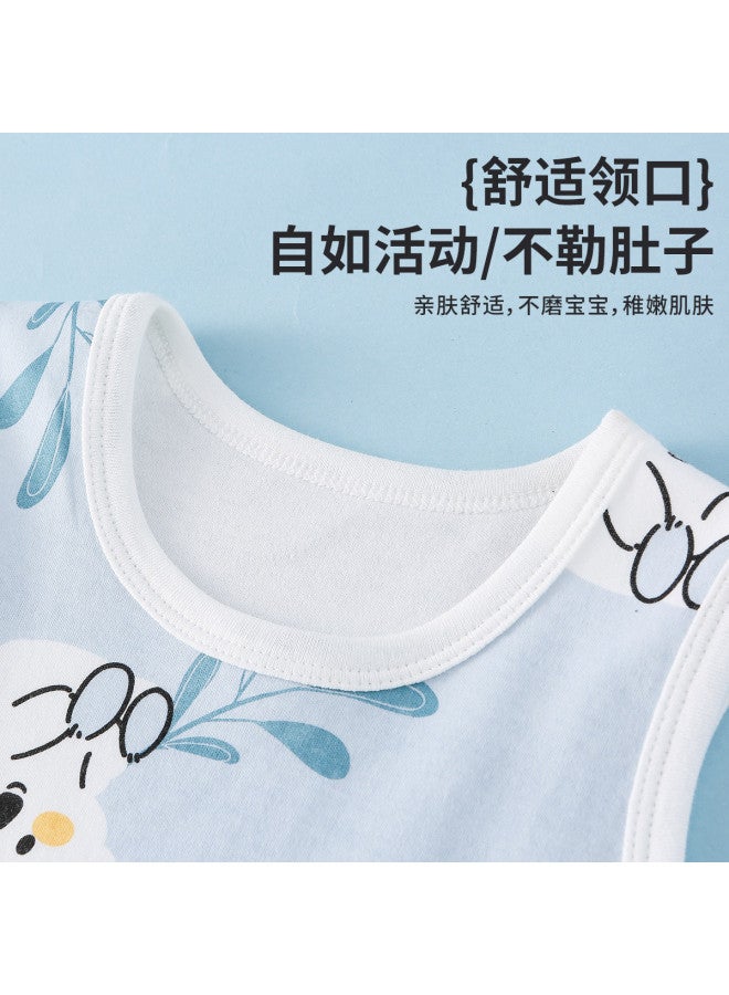 Doxiluka baby Summer Sleeveless Vest - Thin & Airy Unisex Toddler Undershirt With Cute Designs - Image 4
