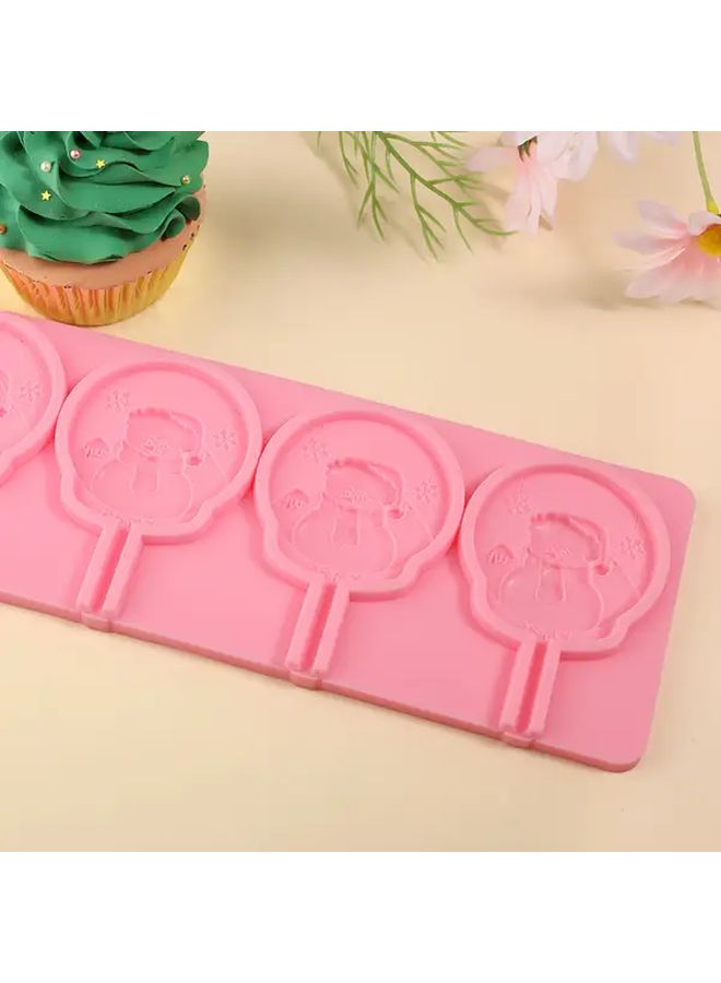 Snowman Sunflower Silicone Mold For Baking Cakes Candies Ice Cream Y 180 - Image 2