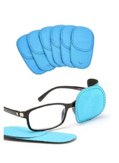 Generic 12pcs Amblyopia Eye Patches For Glasses, Kids Eye Patch, Treat Strabismus and Lazy Eye Patch For Children (Blue)  - Image 1