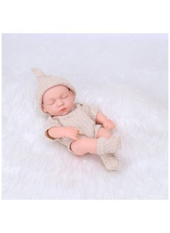 xozgdovg Children's rebirth doll mini simulation body soft vinyl doll girl gift doll doll./27 