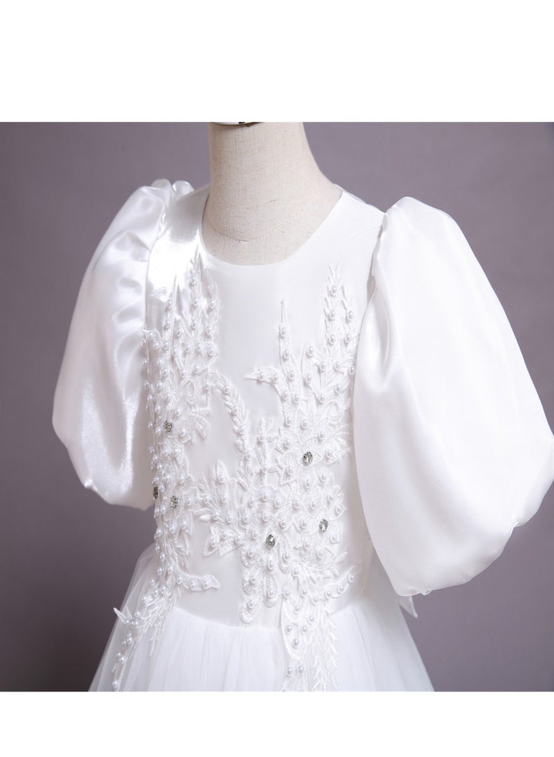 D'Daniela Embellished Puffball Dress - Image 4