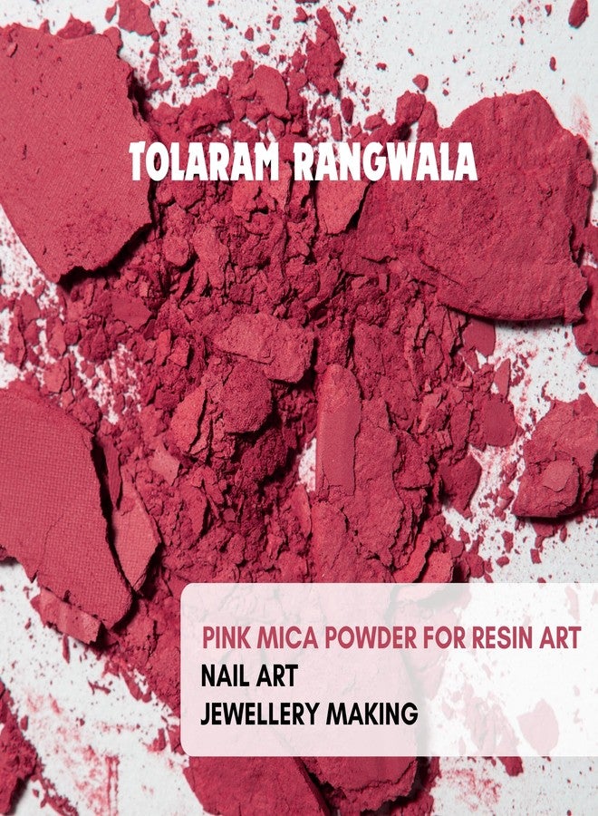 TOLARAM RANGWALA Mica Powder Pigment, Arts and Crafts, Slime Art, Resin Jewelry Pack of 1 Color_Pink (Color Random) MODEL37 - Image 2
