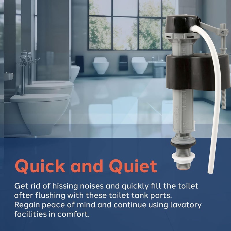 PLUMB CRAFT Eco-friendly Adjustable Perfect Flush Anti-siphon Toilet Fill Valve - Fits Most Toilets - Image 4