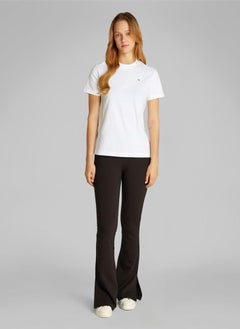 Calvin Klein Jeans Logo Detail Knitted T-Shirt  - Image 4