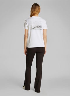 Calvin Klein Jeans Logo Detail Knitted T-Shirt  - Image 2