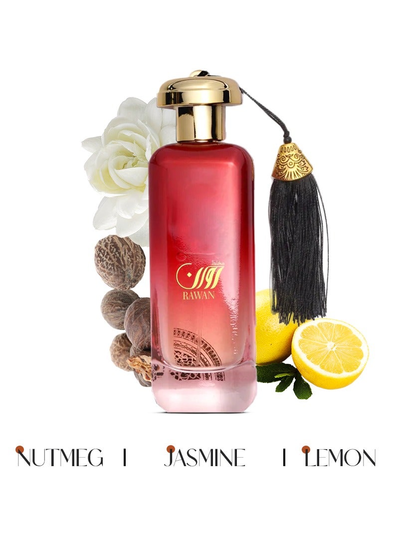 AMD Perfumes Mukhallat Rawan By AMD Perfumes Women Fragrance EDP 100ml - Image 2