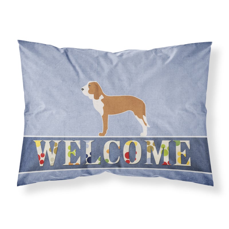 ""Caroline's Treasures Spanish Hound Welcome Pillowcase  Standard ""