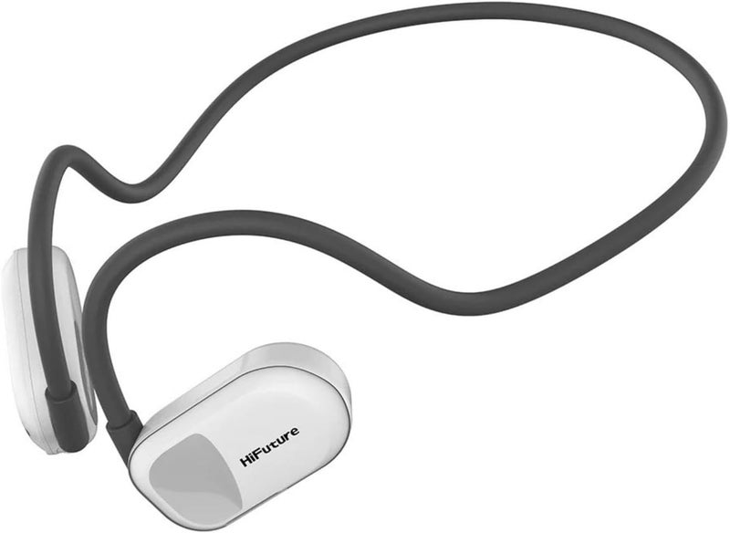 HiFuture FutureMate Open-Ear Wireless Headphones – Gray | Bluetooth 5.3, Dual Mic ENC, 8H Playtime, IPX5 Waterproof, Secure Fit, Open-Ear Comfort - Image 1