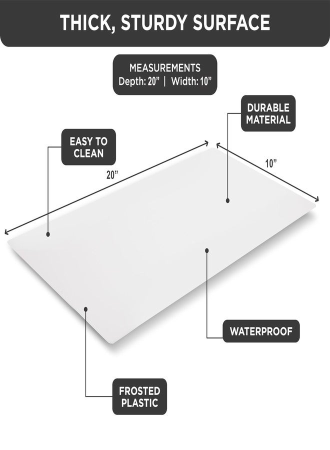 HOLDN’ STORAGE HOLDN' STORAGE Hard Plastic Liner for Pull Out Shelf, Fits Pull Out Cabinet Organizer 20"L x 10"W - Image 3