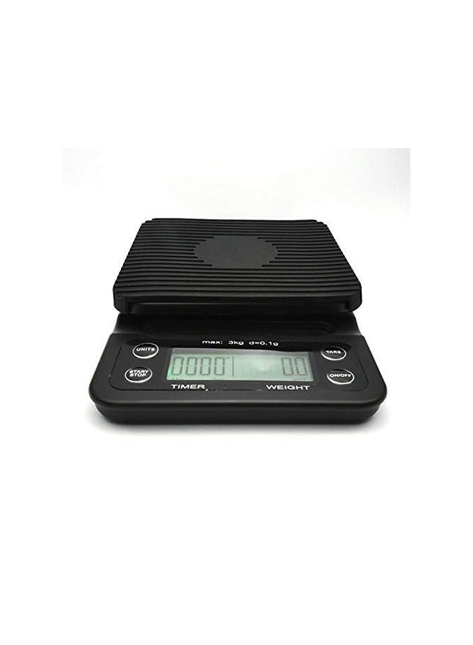BLOOMING TIME Electronic Weighing Coffee Scale Black - Image 2