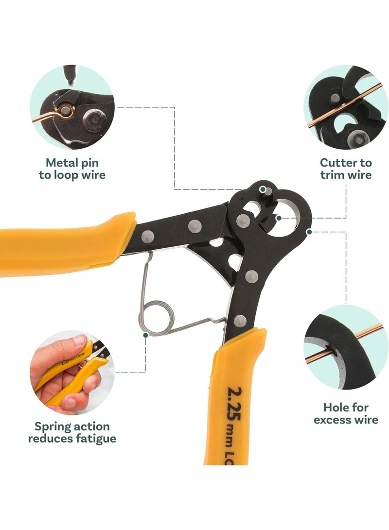 Ru syanl One Step Looper – Create and Trim Consistent 2.25 mm Loops for Jewelry, Use With 18-26g Craft Wire - Image 5