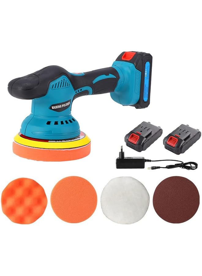 erorex Cordless Car Buffer Polisher Car Buffers And Polishers Kit 8 Variable Speed Car Polishing Kit 2 * 21V Batteries Cordless Polisher For Car Detailing Polishing Waxing Scratch Removing - Image 1