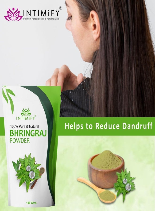 INTIMIFY Bhringraj Powder For Hair & Skin- 100Gms (Pack of 1) - Image 4