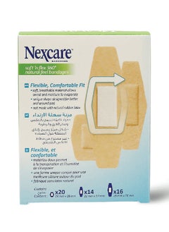 Nexcare ضمادات 3M Soft 'N' Flex Comfort بأحجام متنوعة - 50 قطعة  - Image 4