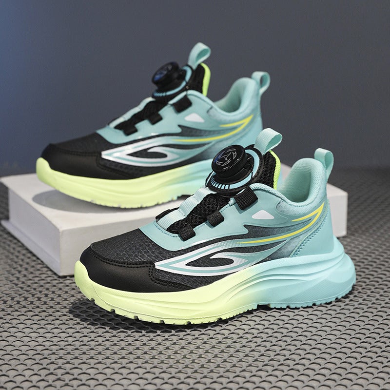 Mesh Sneakers Lightweight Flexible Sole Walking Shoes For Kids Indoor And Outdoor Activities - Image 1