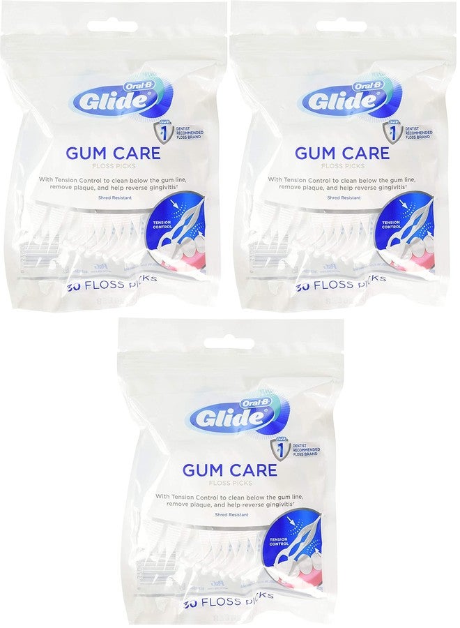جلايد أعواد تنظيف الأسنان Glide Pro-Health Advanced، 30 عودًا (عبوة من 3 قطع) - Image 1