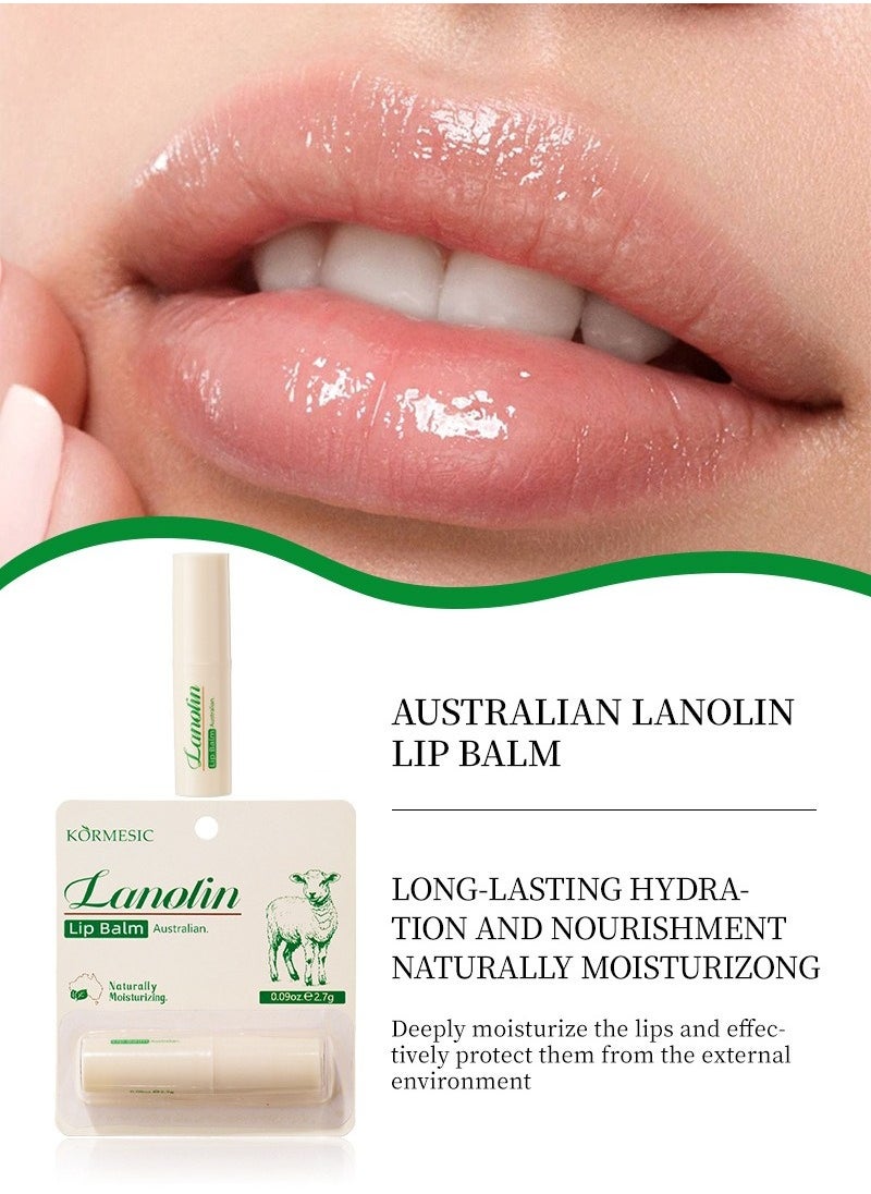 Kormesic Sheep Oil Lip Balm 2.7g | Hydrating & Nourishing Lip Care  - Image 2