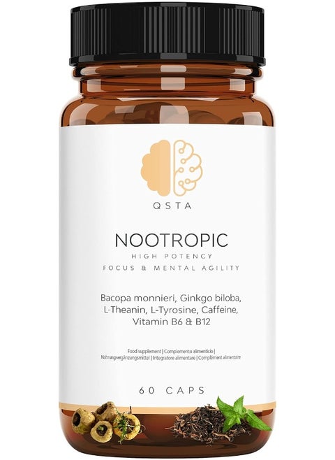 Nootropic Focus, Very High Potency Daily Cognitive Enhancer