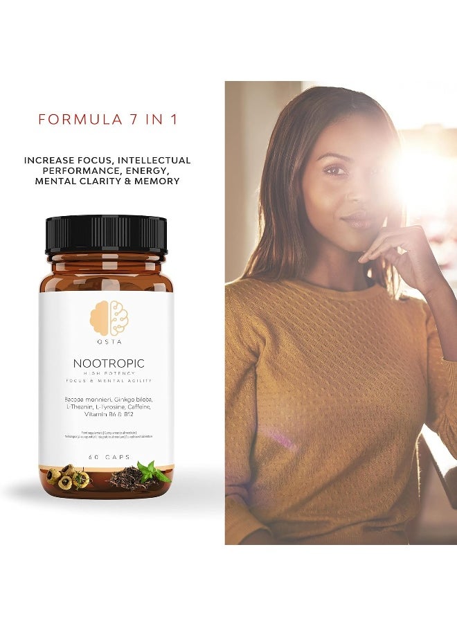 QSTA - Nootropic Focus, Very High Potency Daily Cognitive Enhancer - Image 1