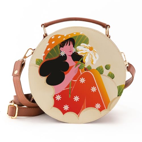 Kalankit Box Sling Bag for Women Girls | Side Sling Purse with Handle and Detachable Strap | Quirky Travel Crossbody Sling | Birthday Gifts Ideas for Teenager Girl - Image 1