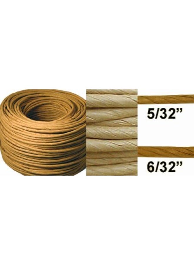 VIRC Fiber Rush KIT 6/32 Kraft Brown with Instruction Booklet - Image 3
