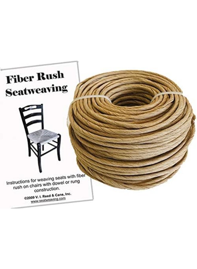 VIRC Fiber Rush KIT 6/32 Kraft Brown with Instruction Booklet - Image 1