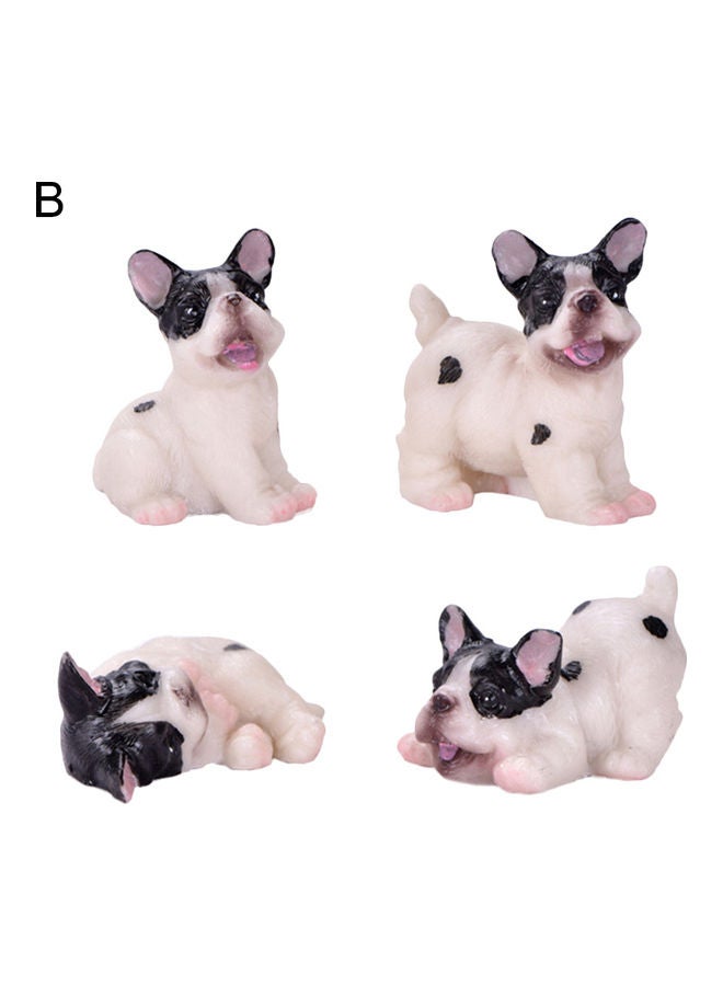 4-Piece Resin Dog Action Figure Set for Kids - Image 1