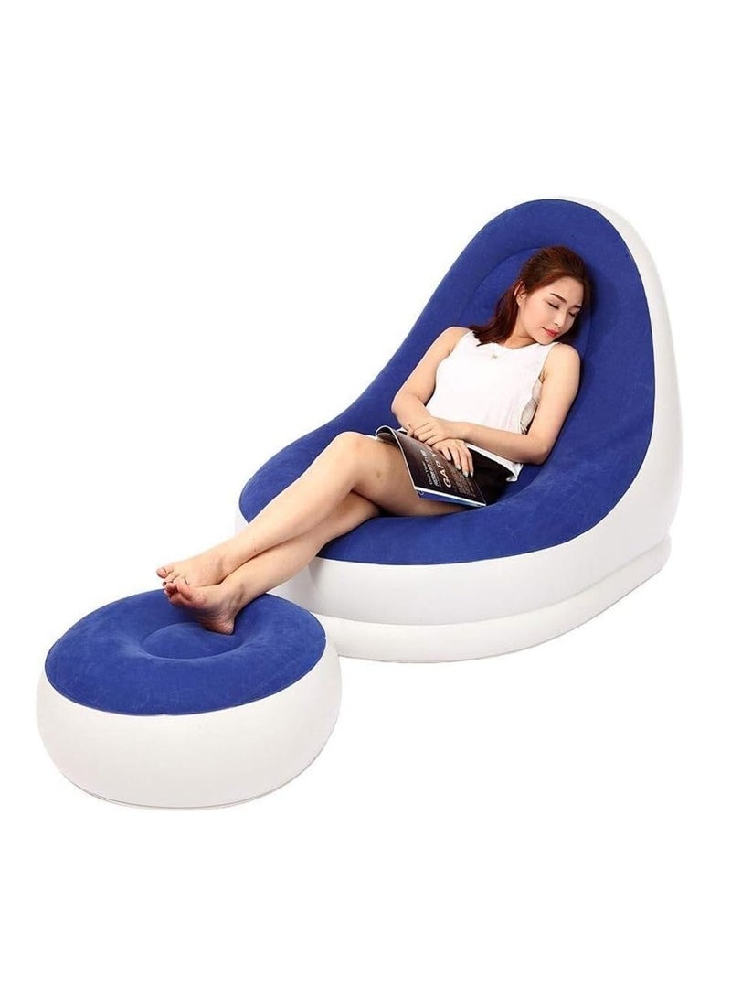 Generic Inflatable Sofa Household Outdoor Inflatable Stool Sofa Leisurely Inflatable Sofa - Image 1