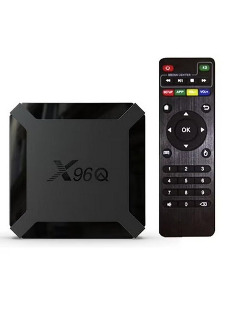 X96Q Android TV BOX 1GB RAM 8GB ROM H313 Quad-Core 64bit with WiFi 2.4GHz USB Ultra HD 4K