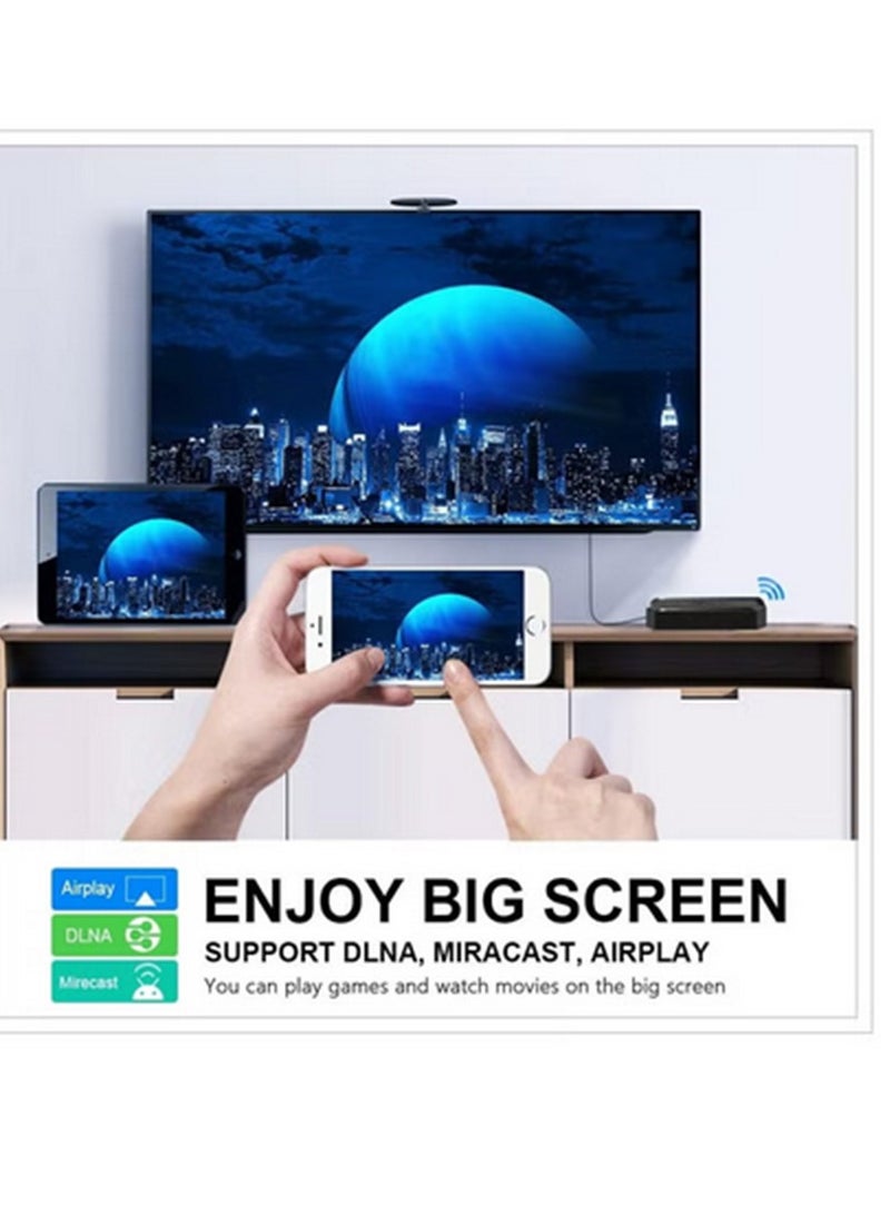 X96Q Android TV BOX 1GB RAM 8GB ROM H313 Quad-Core 64bit with WiFi 2.4GHz USB Ultra HD 4K