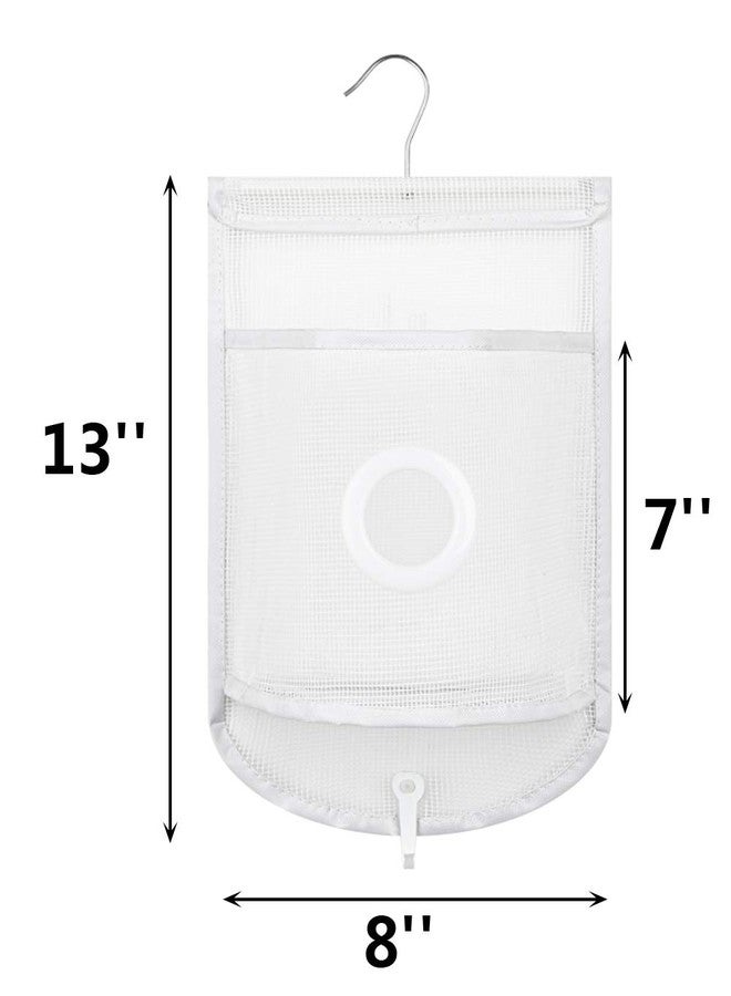 ALYER Small Hanging Mesh Shower Caddy,Series Toiletry and Bath Accessories Organizer (White) - Image 2