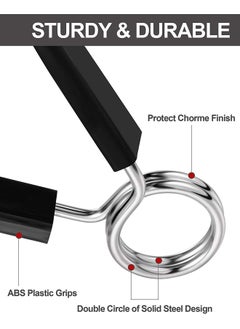 Generic Barbell Accessories Set,  2 Pcs Spring Collar Clips, 2 Pcs Dumbbell Screw Clamps Dumbbell Bar Spinlock and 2 Pcs Spinlock Collars for 1 Inch Standard Barbells Bars Sports 6Pcs  - Image 5