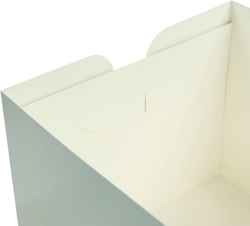 Culpitt 12" White Tall Cake Boxes, Pack Of 10, 304 X 304 X 304mm (12 X 12 X 12''), Ideal for Transporting Wedding Cakes, Extra High Cake Boxes - Image 5