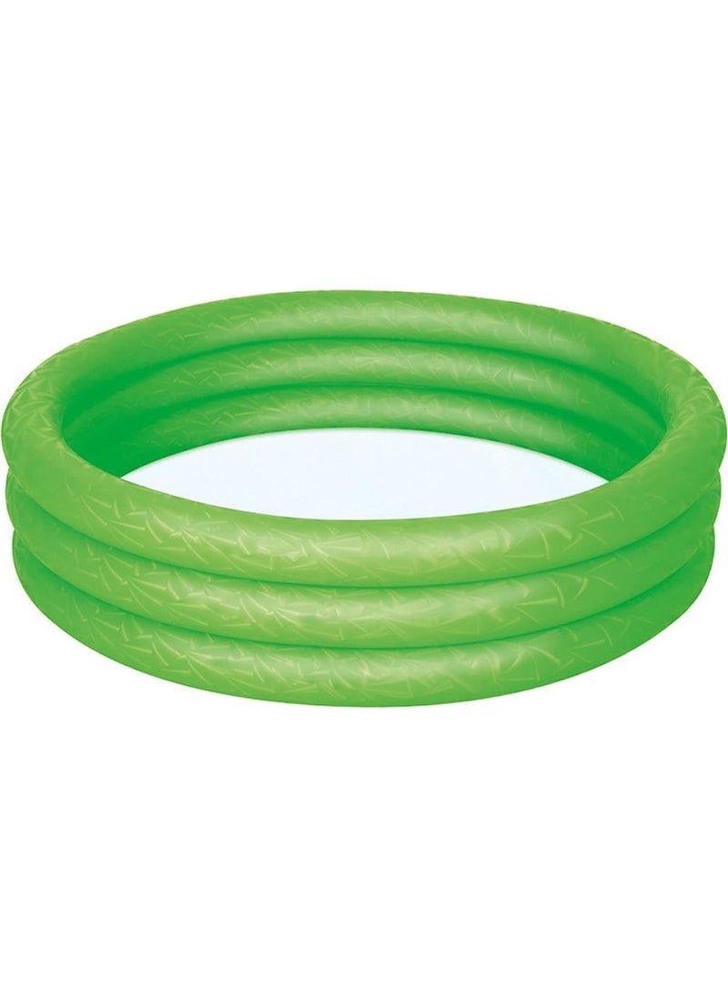 Bestway Children's Pool 102X25 cm 3 Nodes Green 51024 
