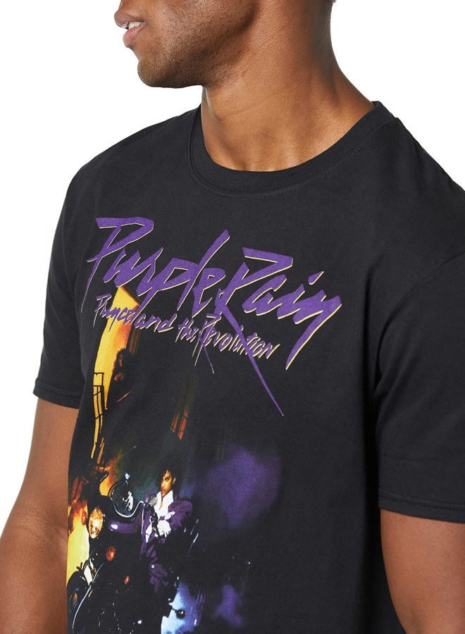 Prince Official Purple Rain Live Black T-Shirt, Black, L - Image 3